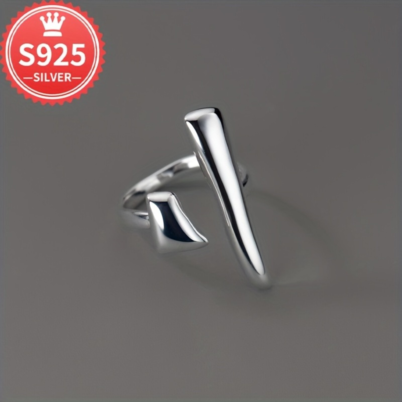 Hypoallergenic Irregular Geometric Ring Personalized Ring